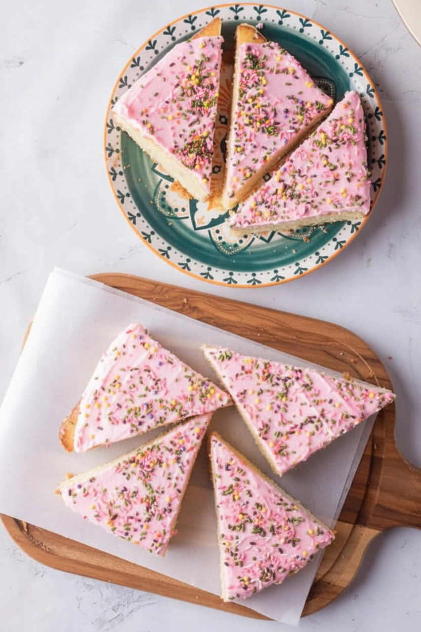 Mexican Pink Cake Recipe (Pan Dulce Cortadillo)