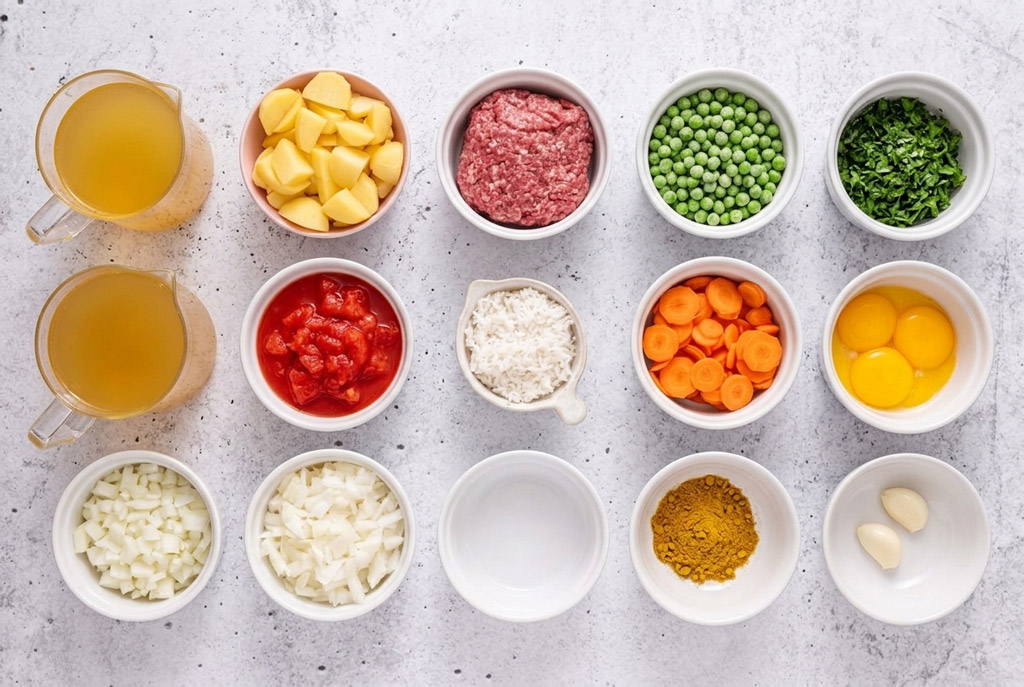 Albondigas Soup Ingredients