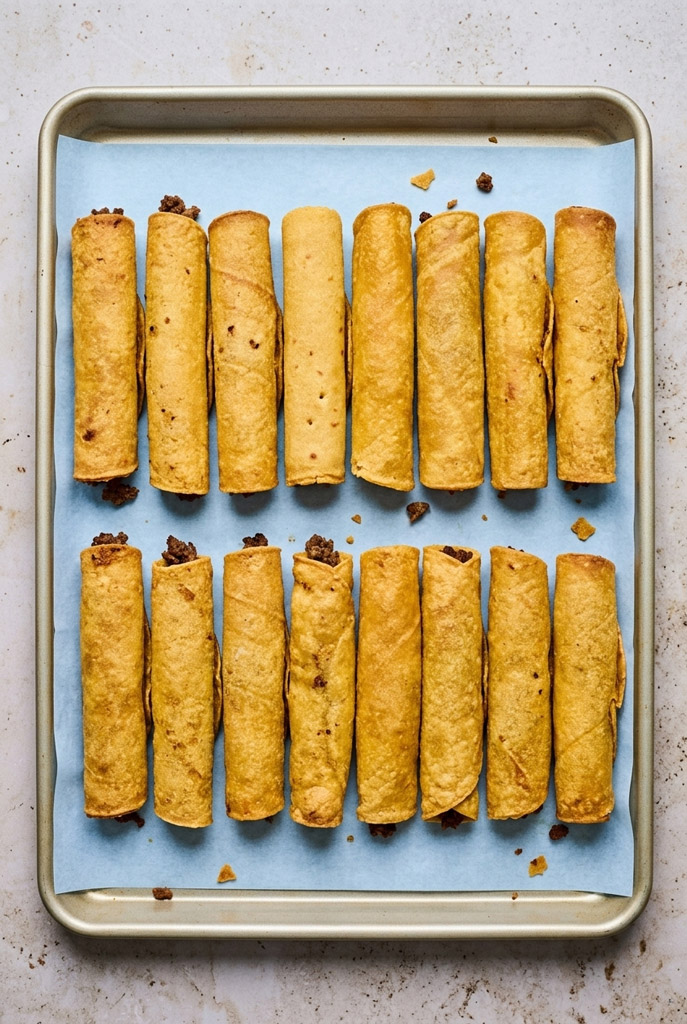 Cooling Fried Taquitos