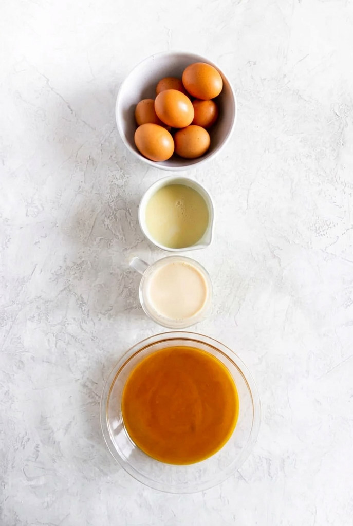 Flan de Queso Ingredients