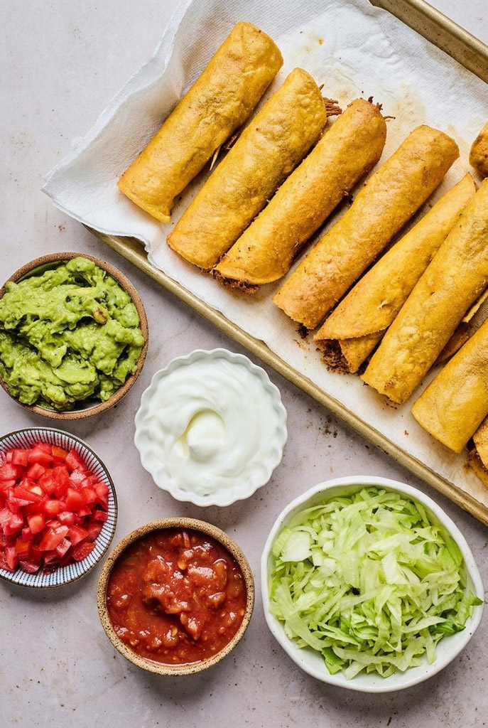 Fried Beef Taquitos