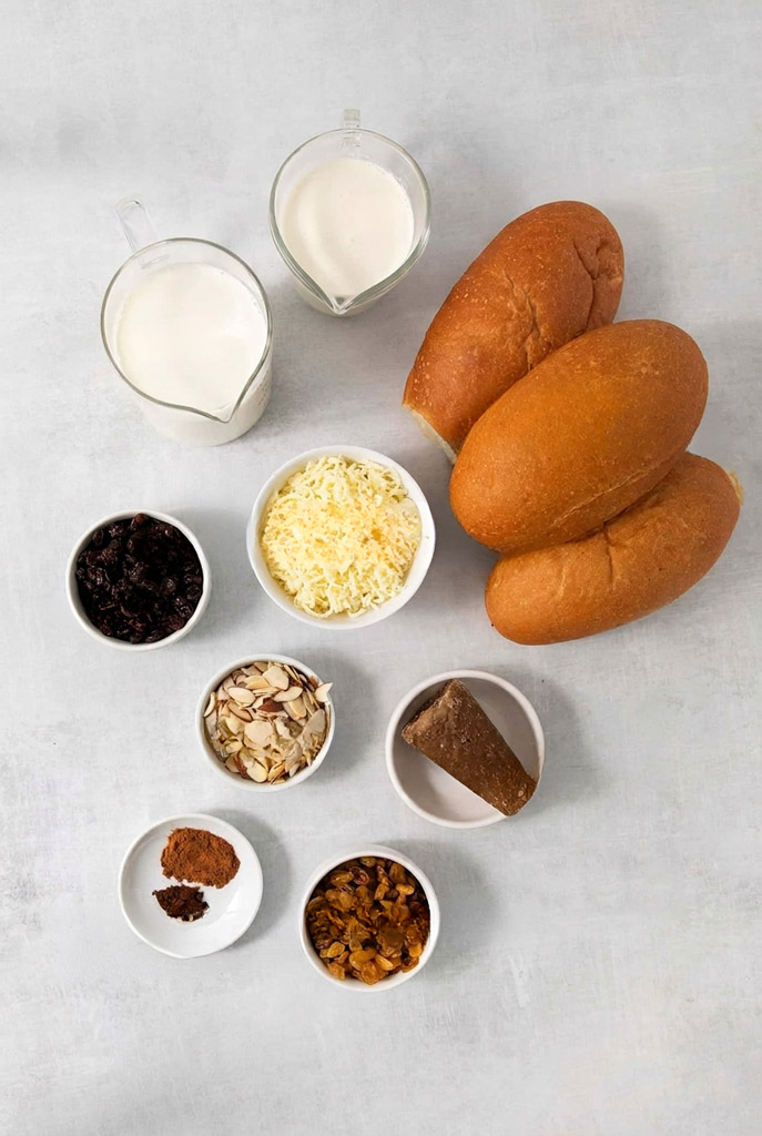 Mexican Bread Pudding Ingredients