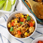Mexican Chicken and Rice Casserole