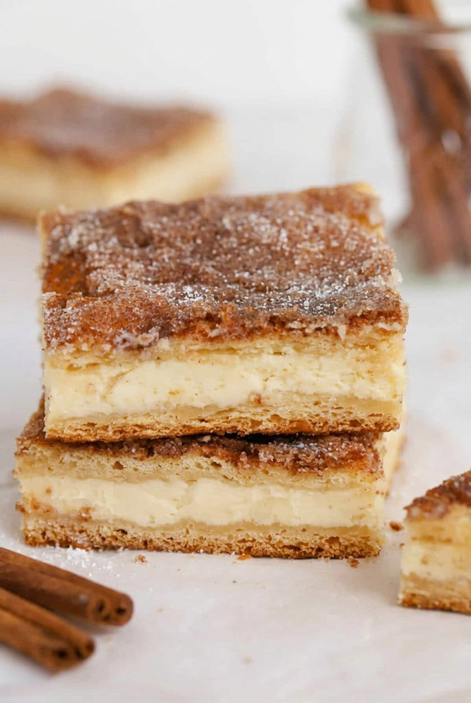 Serve Churro Cheesecake Bars